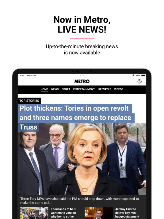 Metro: World and UK news appのおすすめ画像1