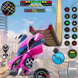 Mega Ramp Car Crash Simulators