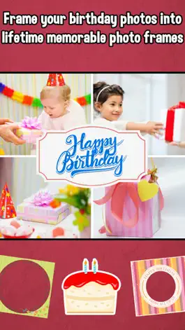 Game screenshot Birthday Collage Frames Photo Editor apk