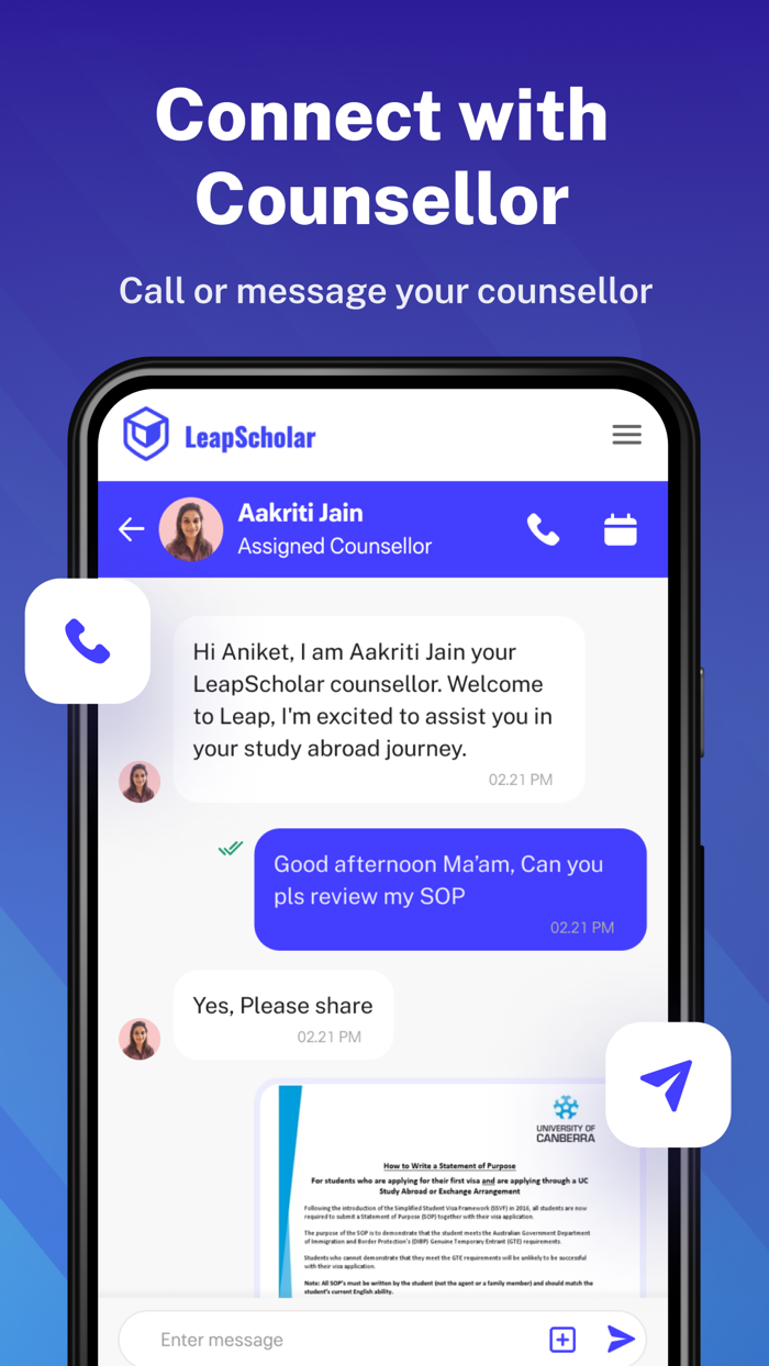 Counselling by LeapScholar