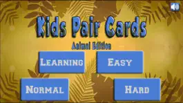 Game screenshot Kids Pair Cards - Animal Edition mod apk