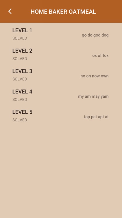 Cheats for Word Cookies - Answers & Hints