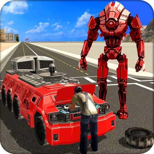 Big Truck Robot Mechanic icon