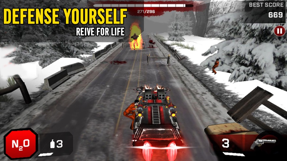 Zombie Road Highway:Free racing & shooting games - 1.0 - (iOS)