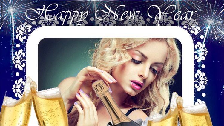 New Year Greetings Card & Frames