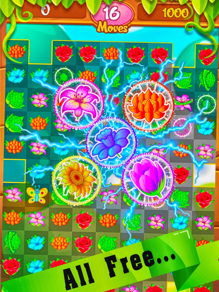 【图】Garden Flower Match 3 – New puzzles game(截图3)