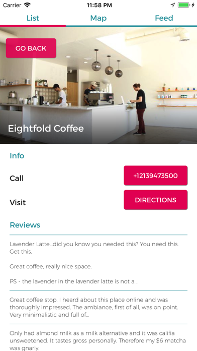 Find Some Coffee iPhone screenshot 3 - Food & Drink app