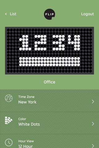Krush Flip Clock screenshot 2
