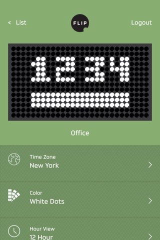 Krush Flip Clock screenshot 2