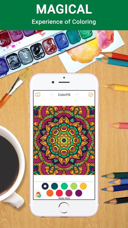 ColorSip Calm Relax Focus Coloring Book for Adults screenshot-4