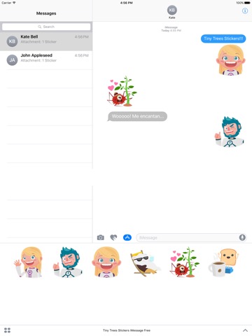 Tiny Trees Basic Stickers for iMessageのおすすめ画像2