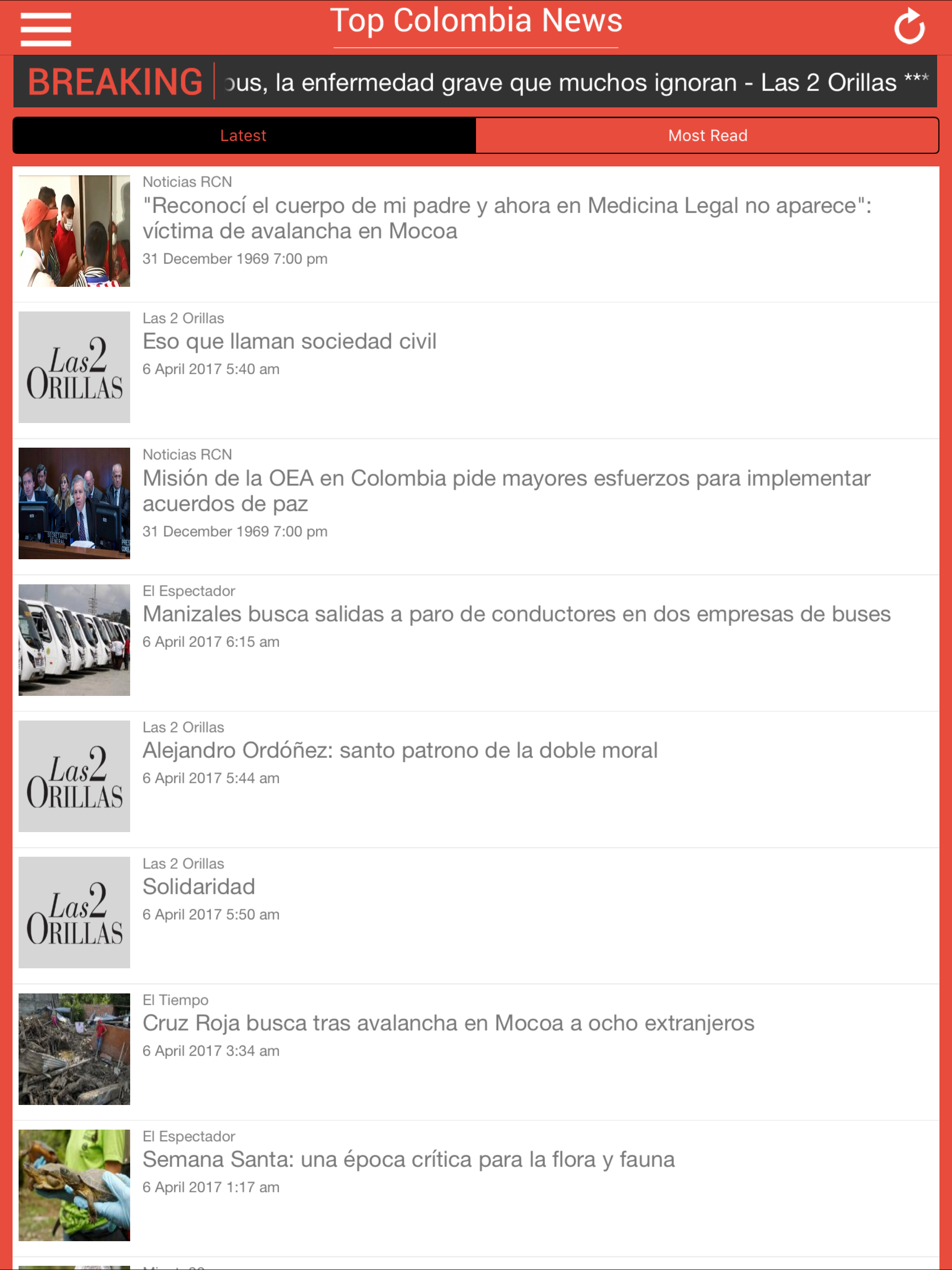 Top Colombia News screenshot 6