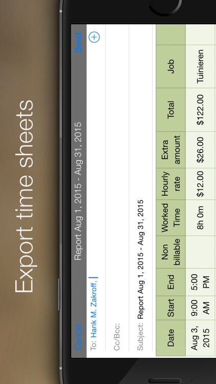 SalaryBook - Timesheet and Time tracking screenshot-4