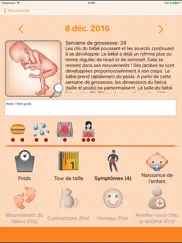 womanlog pregnancy calendar iPad Captures Décran 2