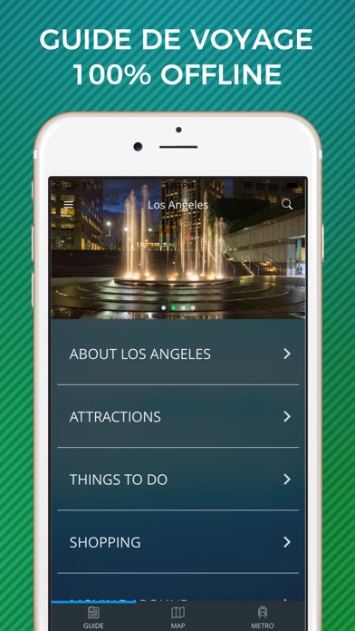 Screenshot #1 pour Los Angeles Guide Voyage avec Offline Maps
