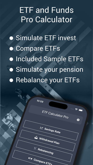 ETF Calculator Pro Savingsplan Screenshot