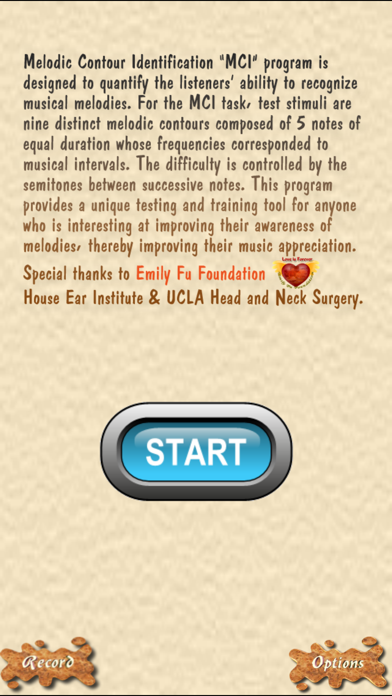 Melodic Contour Identification iPhone screenshot
