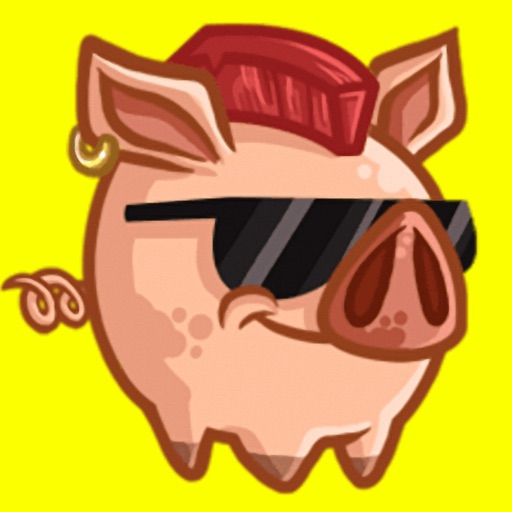 Mr Piggy - Cute pig stickers for iMessage icon