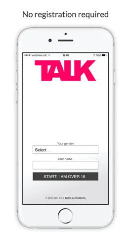 Game screenshot TALK Free Anonymous Chat Rooms mod apk