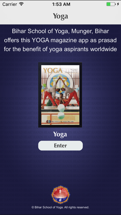 YOGA Magazine Screenshot