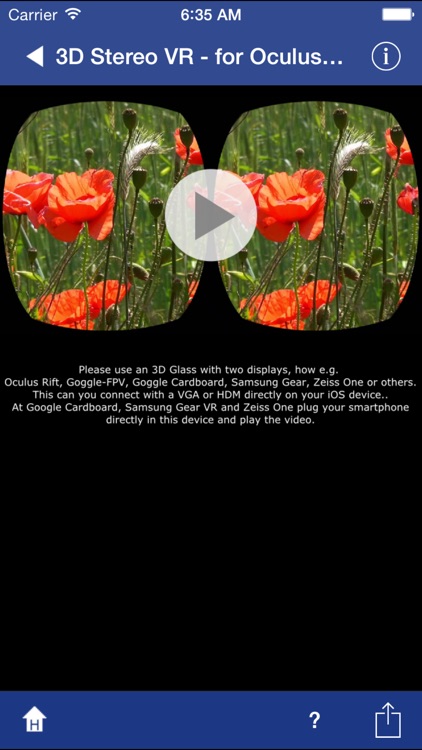3D Stereo VR