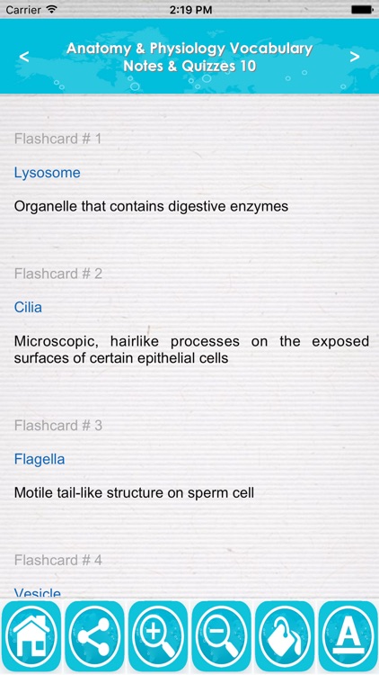 Anatomy & Physiology Vocabulary : Exam Review App