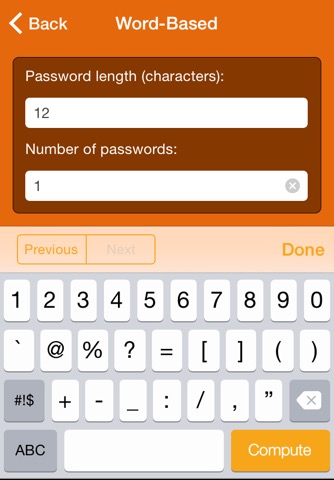 Wolfram Password Generator Reference Appのおすすめ画像2