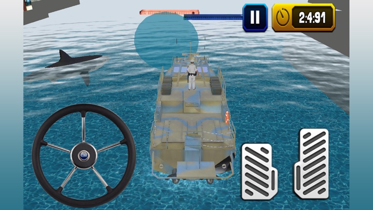 Navy Boat Parking & Army Ship Driving 3d Simulator screenshot-4