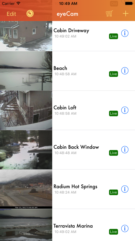 #2. eyeCam (iOS) 由: Devin Uhrich