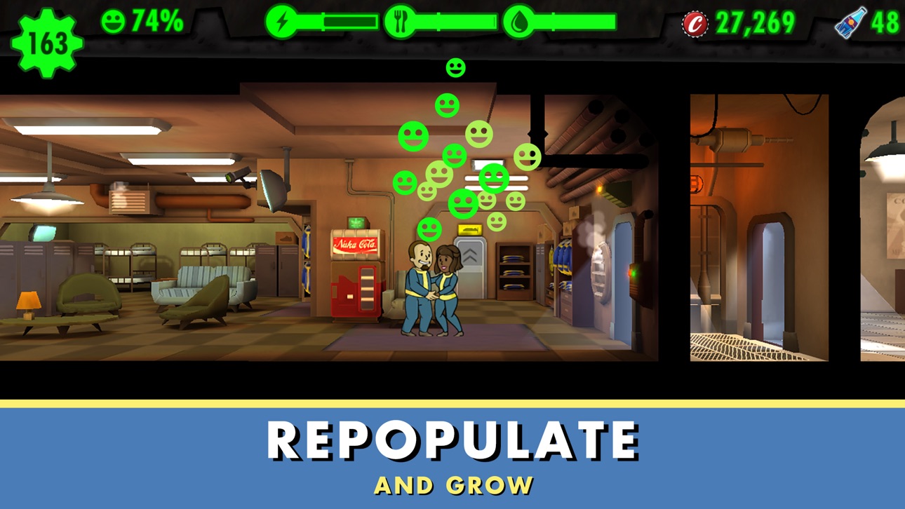 Fallout Shelter Hack screenshot 7 - iOS game interface