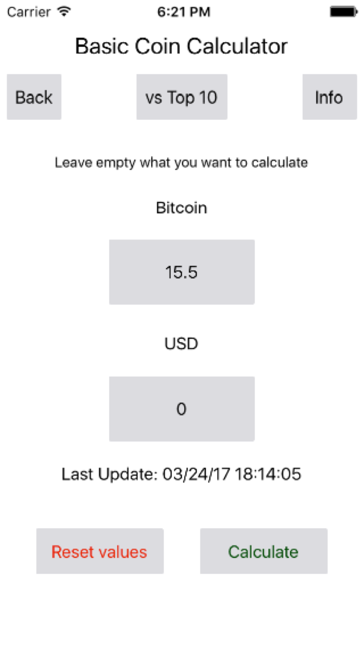 Basic Coin Calculator screenshot 3