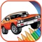 Game For Kids : Vehicles Coloring Book