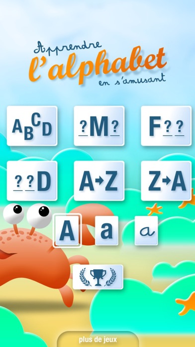 Screenshot #2 pour Apprendre l'alphabet en s'amusant