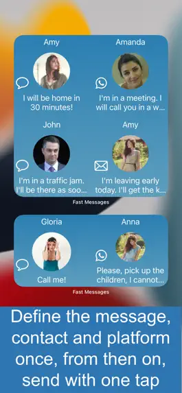 Game screenshot Fast Messages & Widgets Pro apk