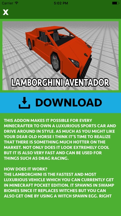 CARS ADDONS FOR MINECRAFT POCKET EDITION (PE) screenshot-3
