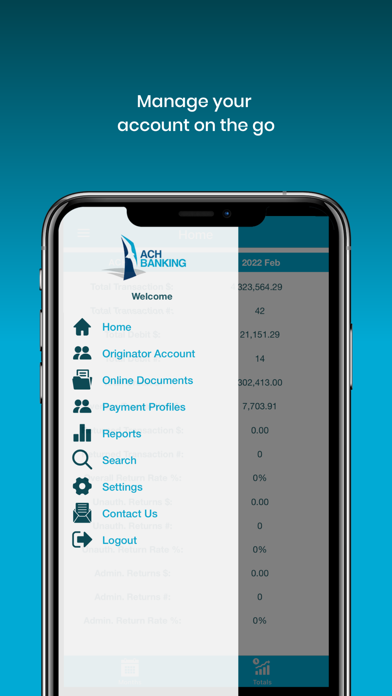 ACH Banking Screenshot