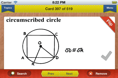 NY Regents Geometry Prep Flashcards Exambusters screenshot 3