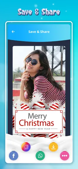 Game screenshot Christmas Photo & Video Wishes apk