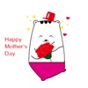 Carnation for Mommy on Mothers Day Stickers