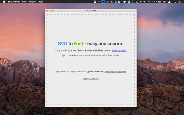SVG to Font