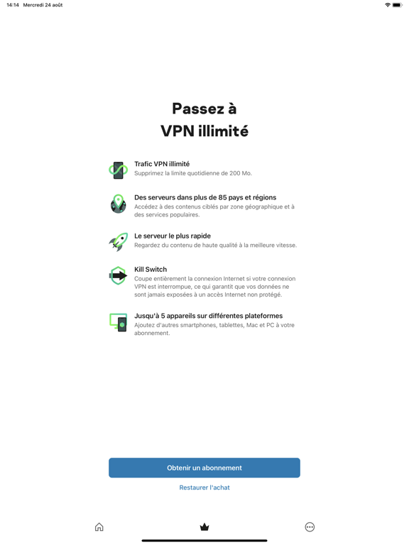 Screenshot #6 pour Kaspersky VPN Connection