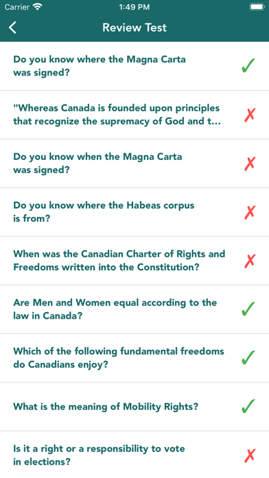 Citizenship Test 2024 · Canada Screenshot