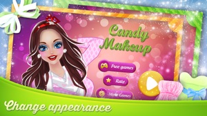 Candy Makeup: Game for stylish princess screenshot #3 for iPhone