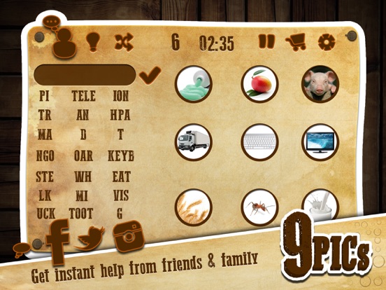 9 Pics iPad screenshot 4 - Games app