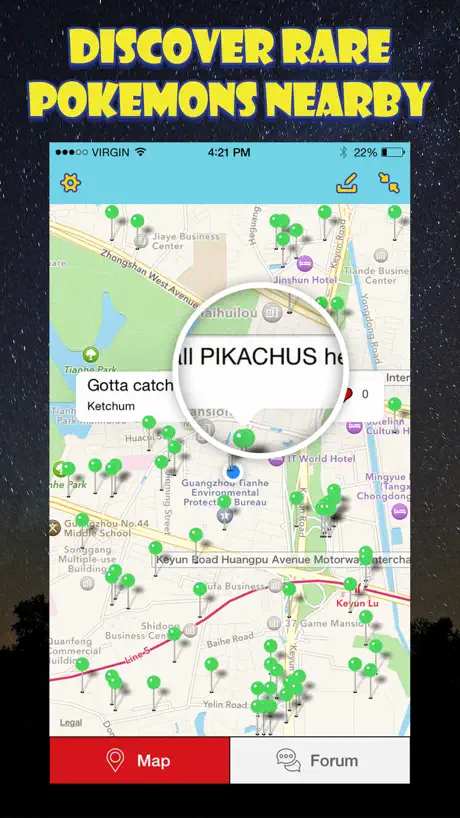 Poke Map Finder for Pokemon Go - Nest Finder