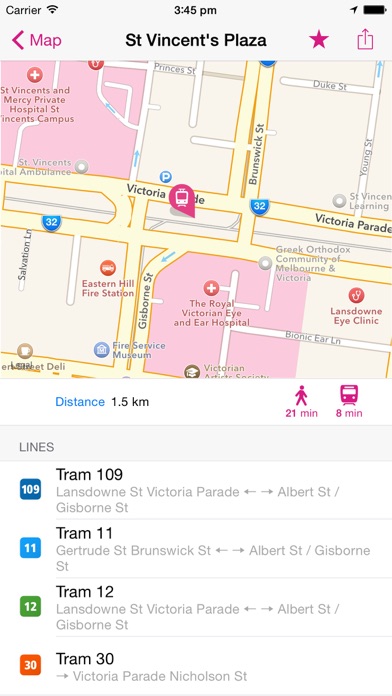 Screenshot #2 pour Melbourne Rail Map Lite