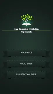 spanish bible with audio - la santa biblia iphone screenshot 1