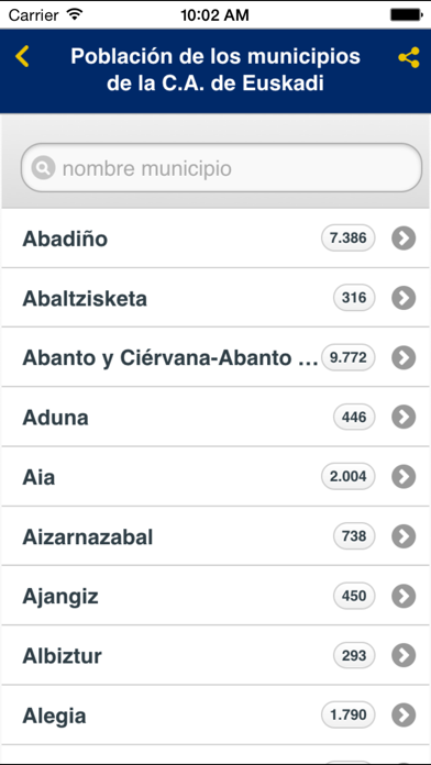 EustatAPP Screenshot