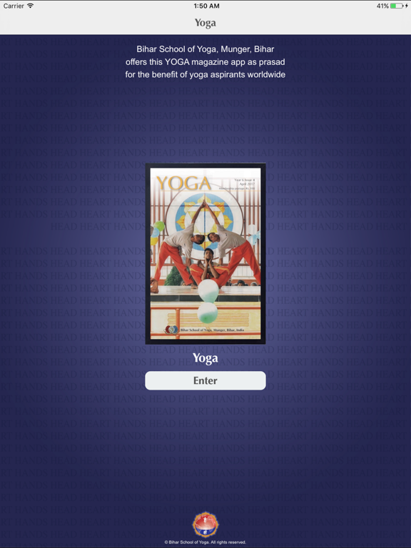 YOGA Magazine iPad screenshot 1 - Education app