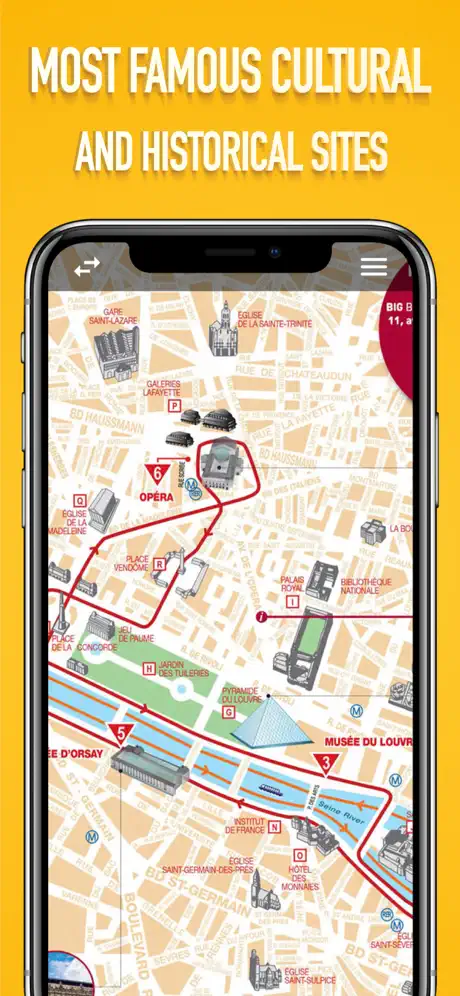 Paris Metro Map.